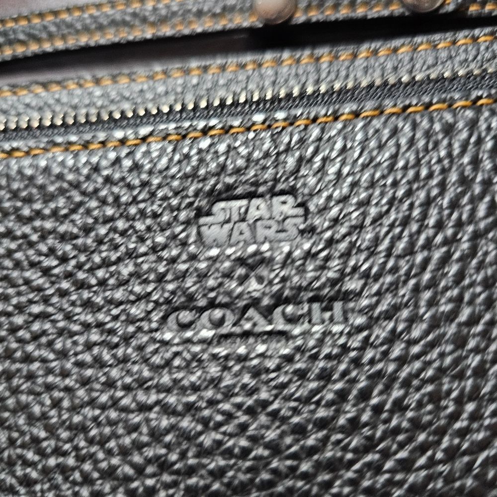NEW Coach STAR WARS X Hayden Crossbody Clutch Foldover Purse with Patches - Picture 6 of 8
